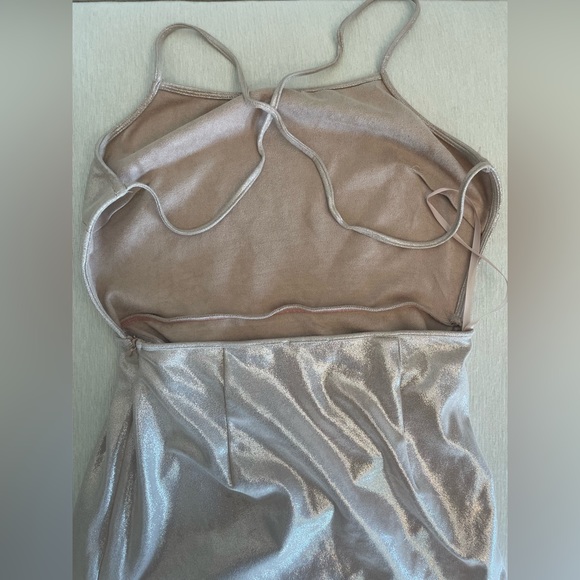 by the way Elaina Wrap Dress in Silver - Picture 4 of 5